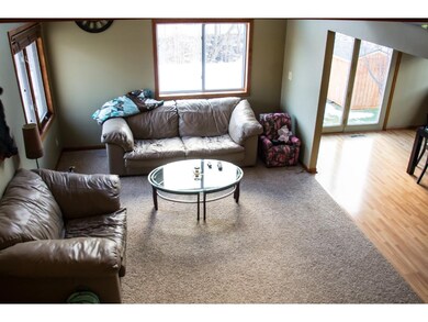 living room from above