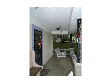 Porch Swing on Covered Front Porch