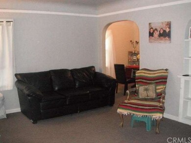 Living room.  Lath and plaster walls.