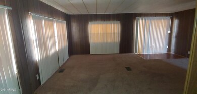 living area from dining area