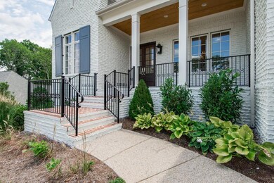 Sidewalk from drive to porch