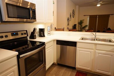 Kitchen with stainless steel appliances