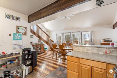 Kitchen toward Living