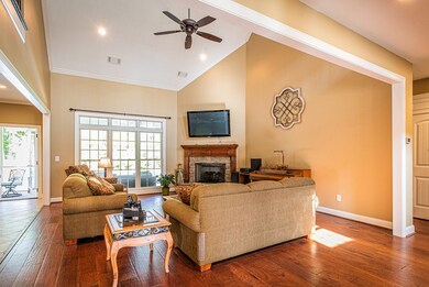 view of family room from front of house