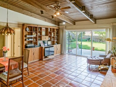Dining area of the kitchen overlooking the backyard