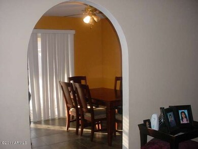 ARCHWAY INTO KITCHEN