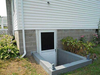View. Your Basement walkout door on the east end o