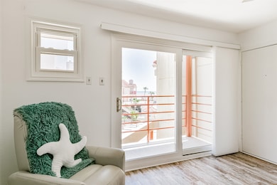 Balcony with beautiful beach views