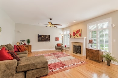 Adjacent to the Kitchen - includes Fireplace, surr