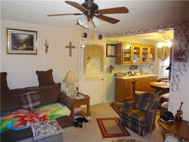 Living room also part of dining area.