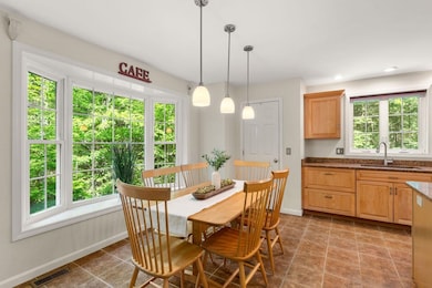 Lots of sunlight in the kitchen