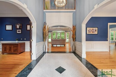 Foyer leading to family room