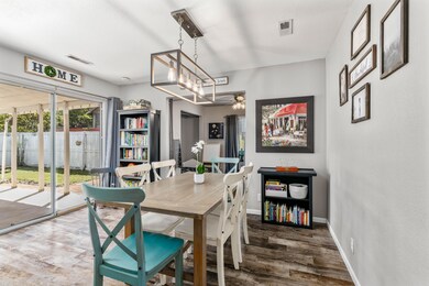 Dining Room with Glass Sliders