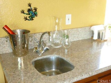 Even a convenient wet bar sink!