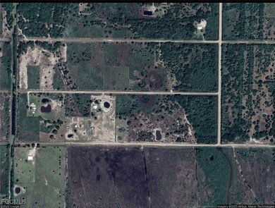 Aerial map of property and surrounding area