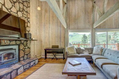 Living Area - Wood Fireplace