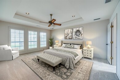 Virtually Staged Primary Bedroom