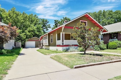 South side of house