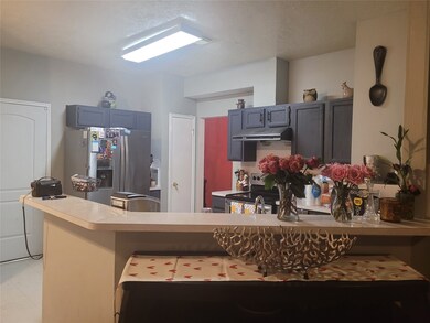 Kitchen and bar area