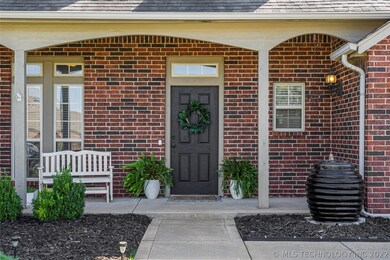 Fountain further enhances the front entry