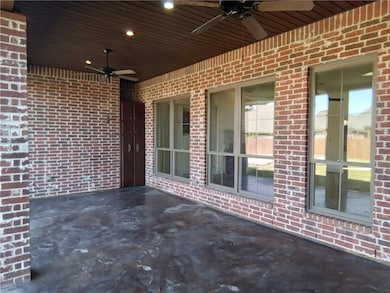 Patio includes storage as well.