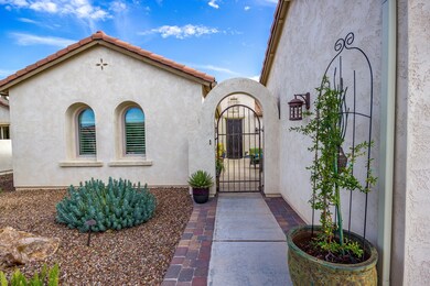 Gated Entry to Courtyard
