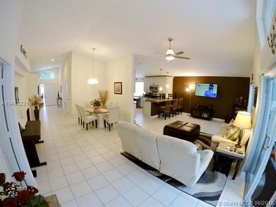 Dining/family/living/entrance/kitchen area (Wide a