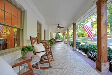Covered front porch view 2