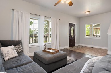 Living room looking at entry
