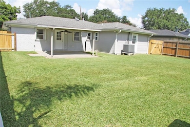 Back yard from the back corner