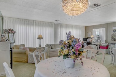 Chandelier in the Dining Area