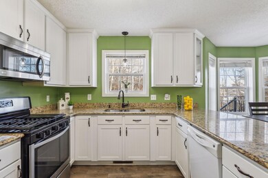 Enjoy views looking at the backyard out your kitchen window.