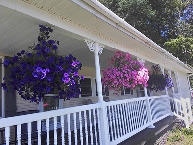Inviting front porch