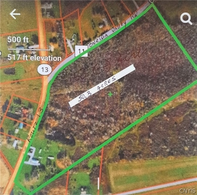 50.3+- Acres on Route 13 and extending on Oneida V