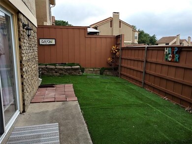 Low maintenance with artificial turf.  No weeds to