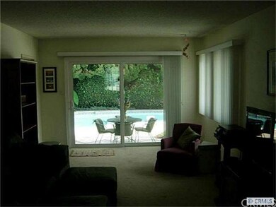 View of the patio/pool area from the family room