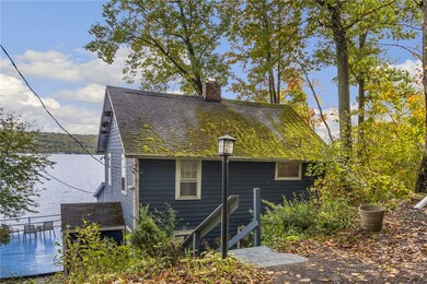 Stairway from parking to the home.