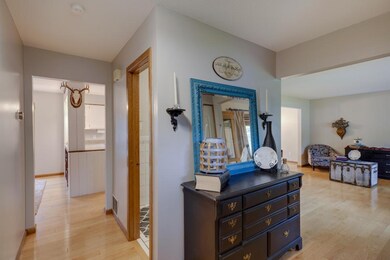 View into home from entry