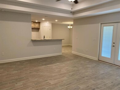 Here's a view from living room to kitchen.