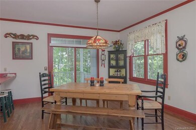 Dining area open to kitchen and living room and mo