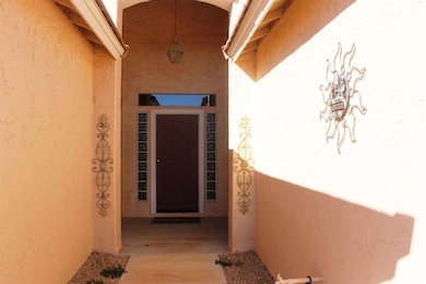 Walkway to the front entry door