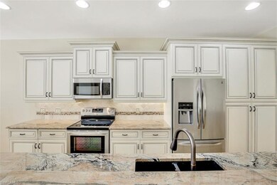 Granite and stainless steel.