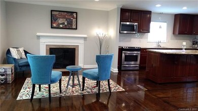Fireplace and plenty of room for a large TV