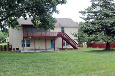 Large screened porch off Kitchen upstairs and larg