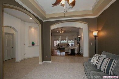 Open floor plan shows formal room could be used as