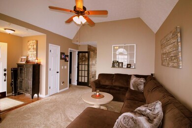 View looking towards kitchen & hallway...several options for furniture choices...
