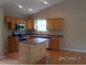 Bright open kitchen