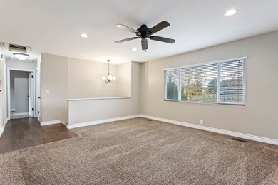 Family Room / Hall to full bath and 2 bedrooms up