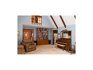 Notice the loft area from the 3rd level.  The book