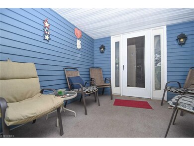 Cozy front porch